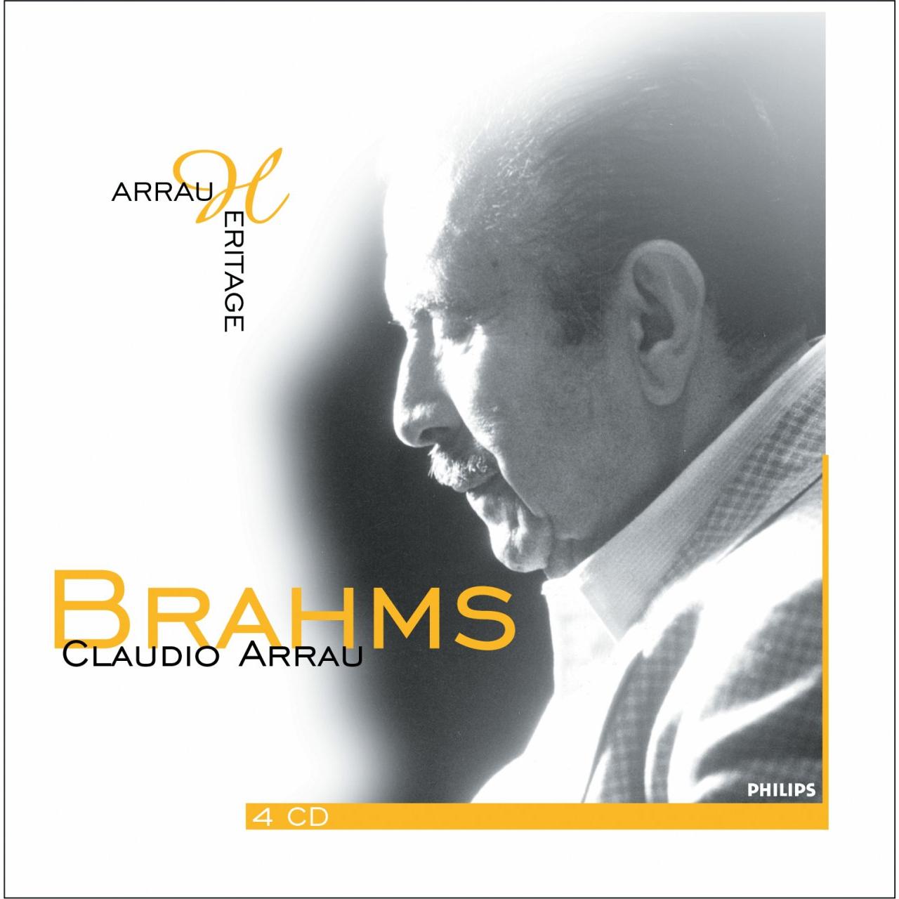 Claudio Arrau-Piano Works-Johannes Brahms-4CD