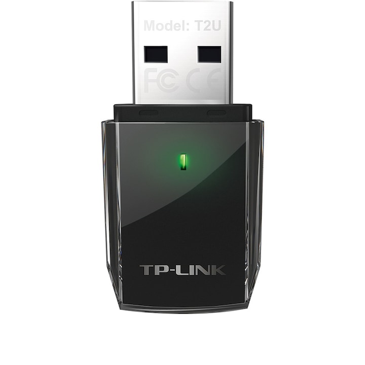 Безжичен адаптер AC600 TP-Link Archer T2U, Dual Band, USB 2.0, Mini