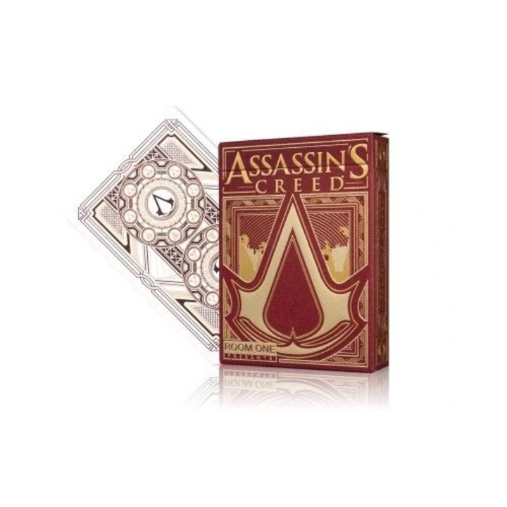 Carti de joc premium Assassin's Creed Legacy Version 2 Garnet (Hidden Blade Black) by Room One