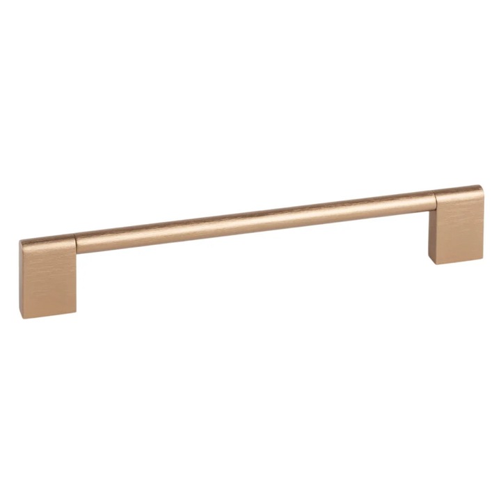 Maner pentru mobila Nexx, finisaj alama cava periata, L:180 mm