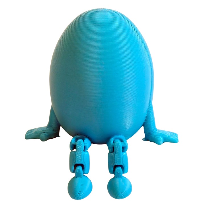 Ou Flexi cu Picioruse – Print 3D