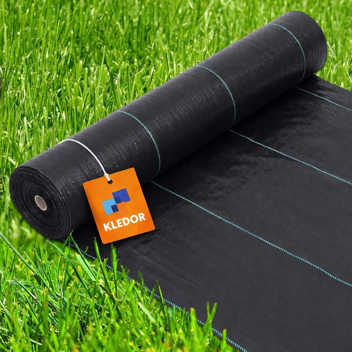 Kledor Plasa antiburuieni 2x40m, den 90g/mp, agrotextil UV+, neagra