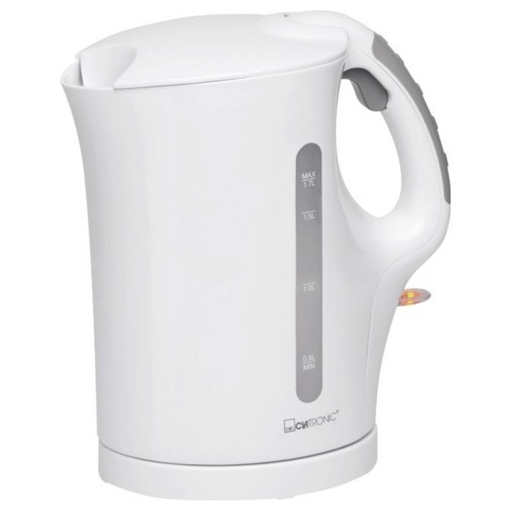 Kettle Clatronic WK 3819, fără fir, alb, capacitate 1, 7 l, putere 2200 W