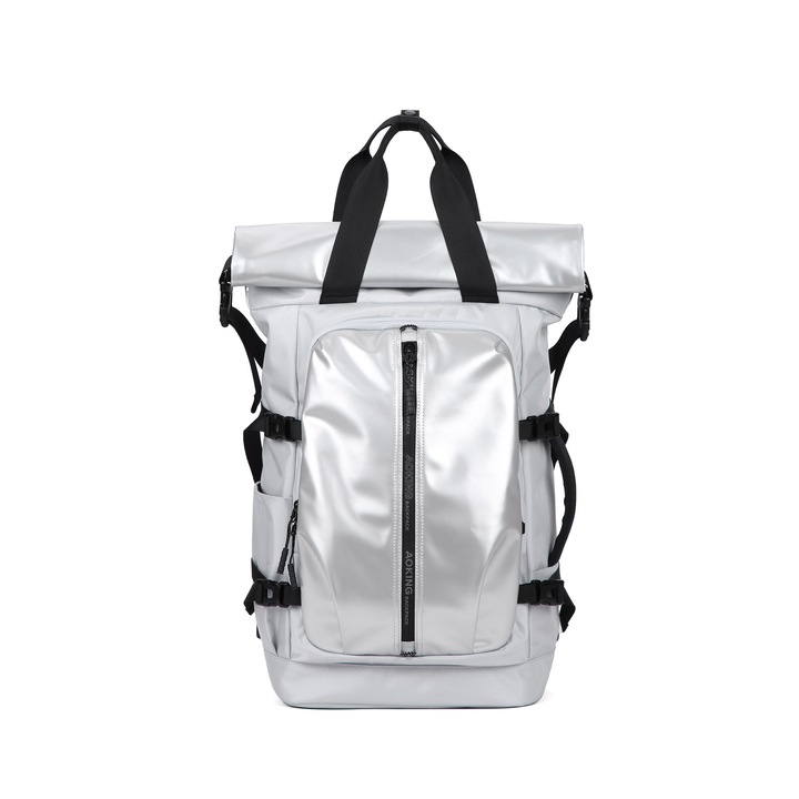 Aoking, Rucsac unisex cu barete ajustabile Silvanus Pro, Gri deschis