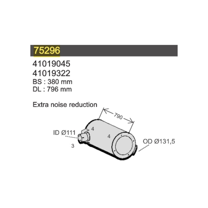 Toba de esapament Hobi, ătip SUV, ădin zincată, ăcolorat, ădimensiuni 62x15x15cm