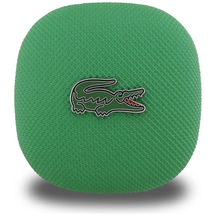 Lacoste Iconic Petit Pique TWS vezeték nélküli fülhallgató, Bluetooth 5.4, 310 mAh, 5 óra üzemidő, IPX5, zöld