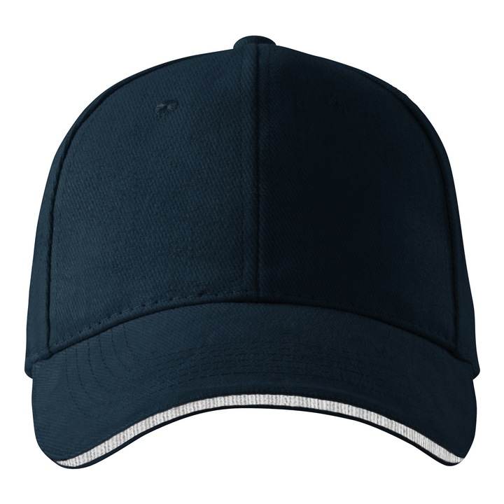 Sapca sandwich, Geravian, bumbac, calitativa, marime ajustabila, albastru inchis