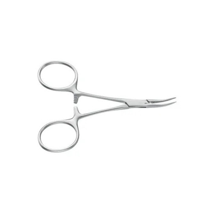 Pensa hemostatica Hartmann Aesculap, curbata, 10 cm, BBraun