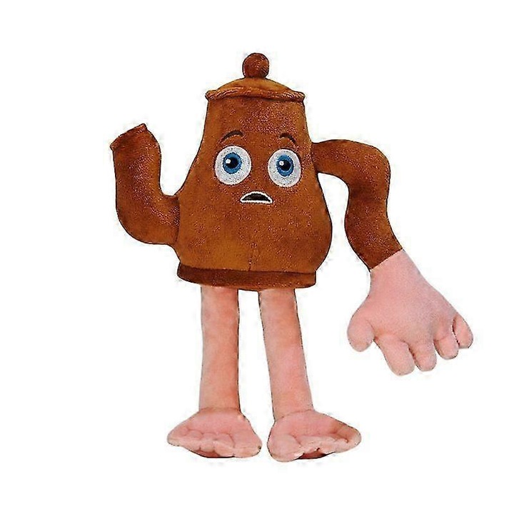 Jucarie de plus, 25cm, design unic, umplutura din bumbac PP, multicolor, set 1 bucata