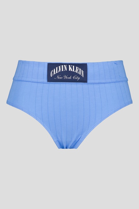 CALVIN KLEIN, Слипове с памук с лого, Лавандула