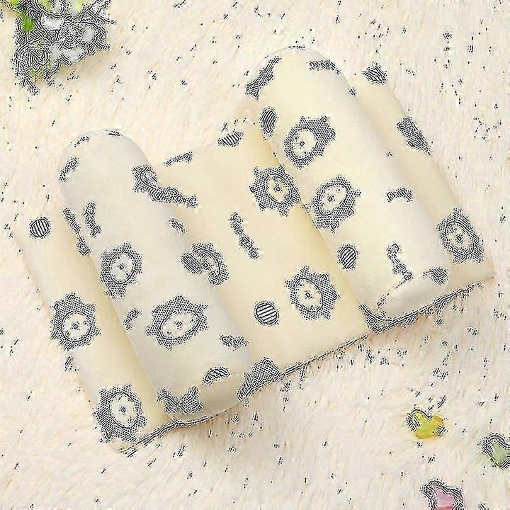 Perna pentru bebelusi, 27x17cm, roz, albastru, galben, set 1 bucata