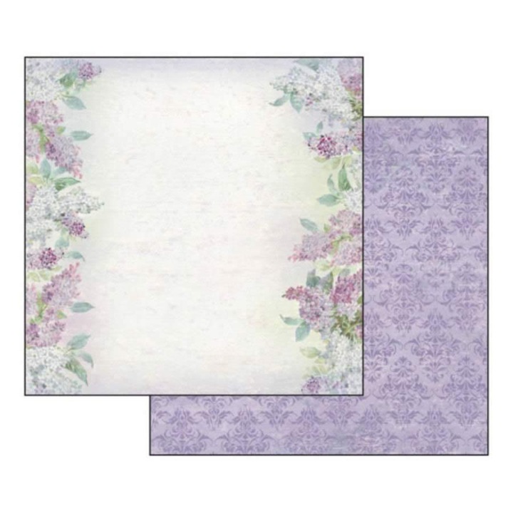 Kétoldalas papír, 31, 2 x 30, 3 cm Texture lilac