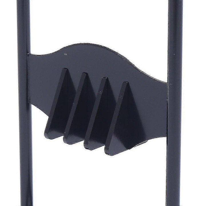 Topoar pentru lemne, model modern, otel, 10x20cm, negru