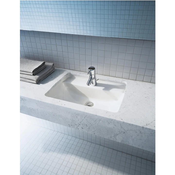 Lavoar Duravit Starck 3, sub blat, 49 x 40 cm, alb, 0302490000