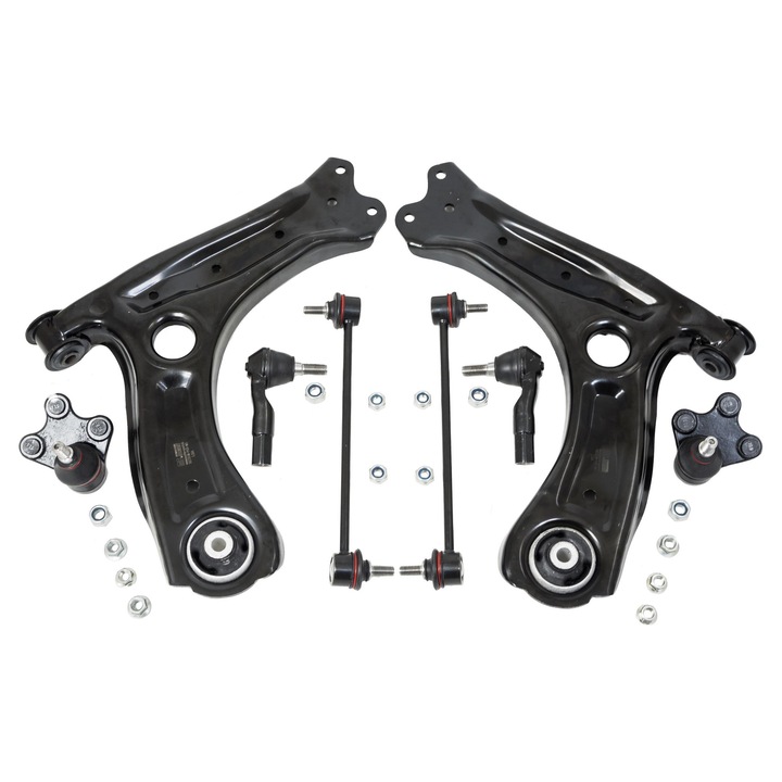 Komplett első felfüggesztés lengőkar készlet, Master-Sport, Audi A1 (8X1, 8XK) / Sportback (8XA, 8XF), fekete