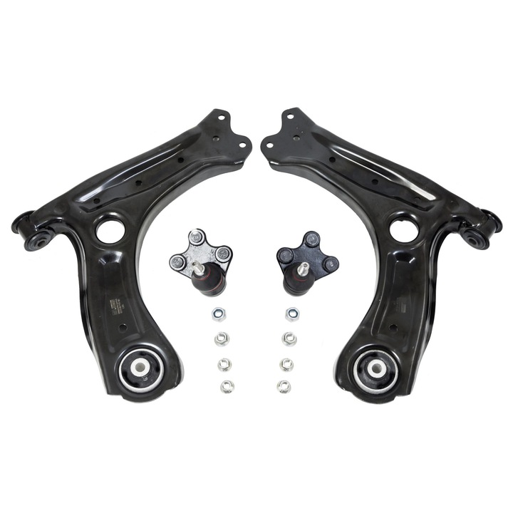 Komplett első felfüggesztés lengőkar készlet, Master-Sport, Audi A1, Seat Ibiza IV, Skoda, VW Polo, fekete