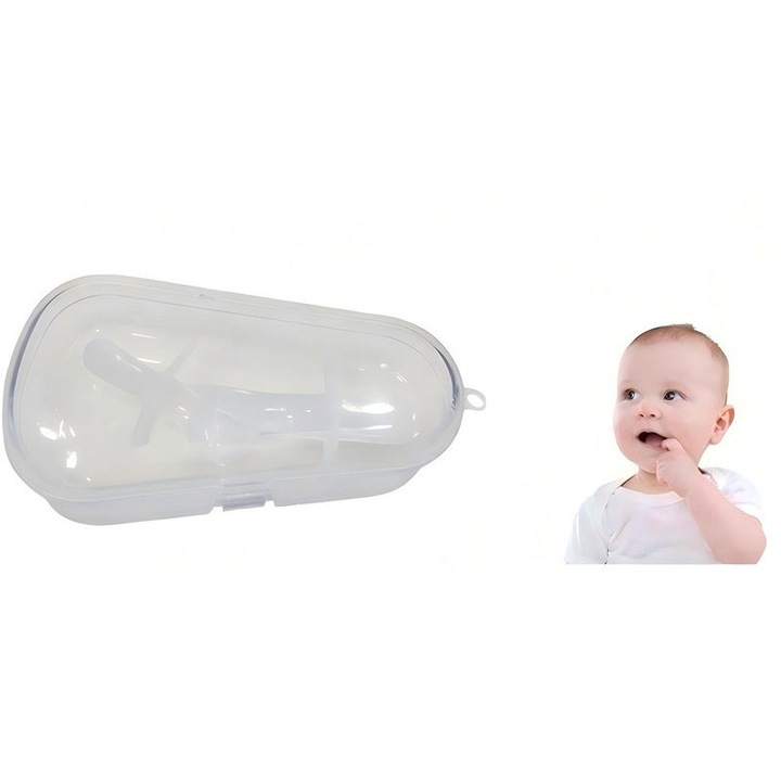 Jucarii pentru dentitie LISM® (pachet de 2). Fabricate din silicon alimentar, acestea maseaza gingiile, previn sufocarea, nu contin BPA, sunt sanatoase si sigure si potrivite pentru bebelusii cu varsta cuprinsa intre 0 si 12 luni