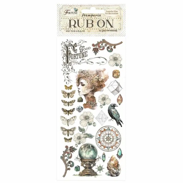 Rub-on cm 10, 16x21, 6 - Față de noroc