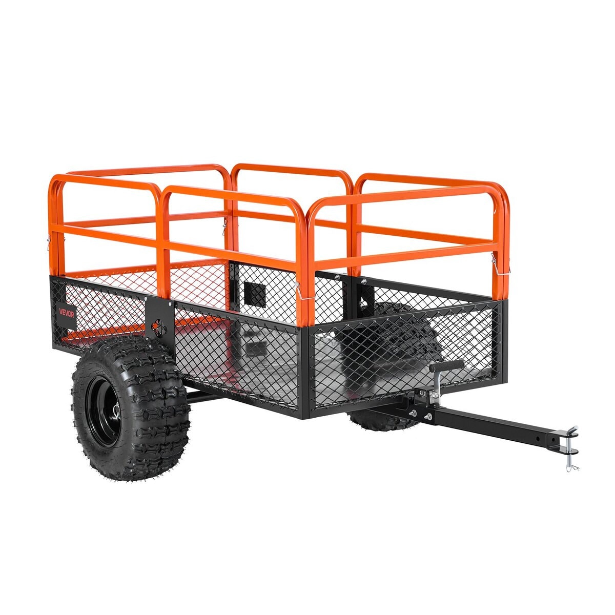 Remorca utilitara VEVOR, 28 cu.ft, 800kg, dimensiuni 221x81x94cm, roti ...