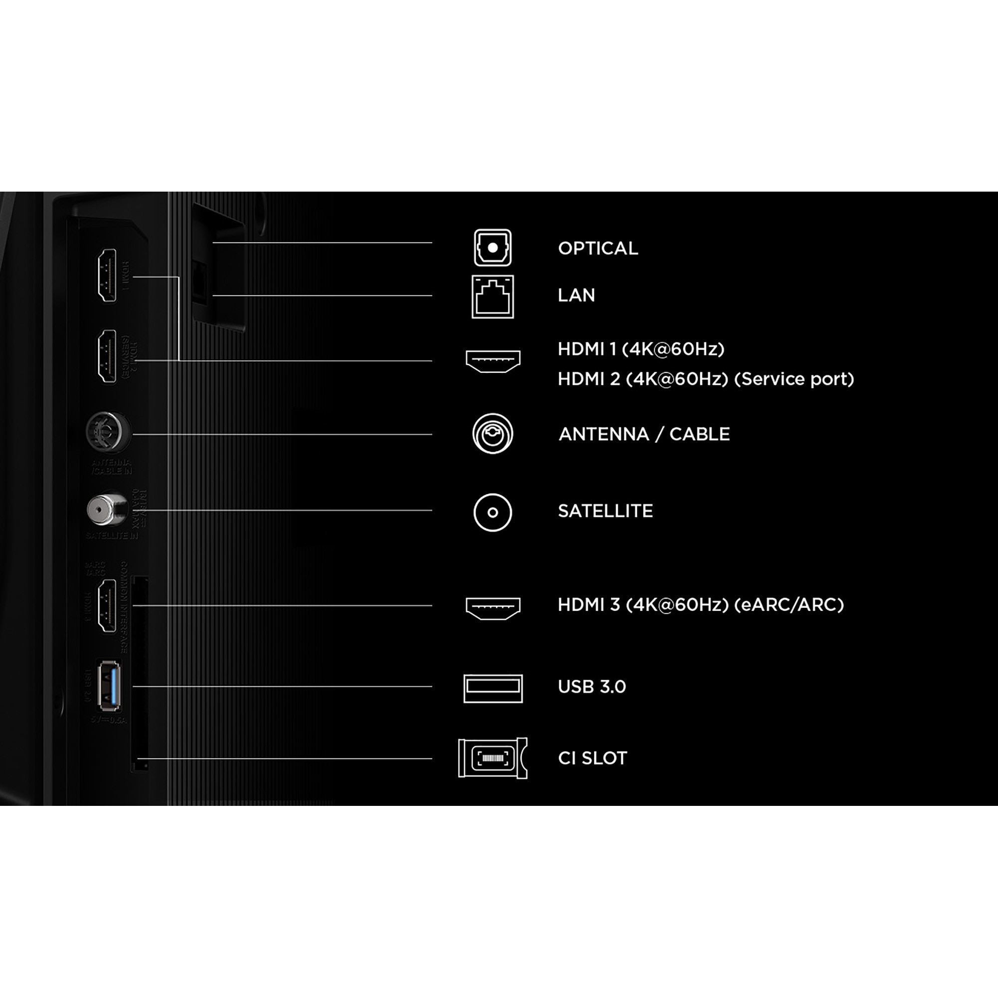 Televizor TCL LED 55P6L, 139 cm, Smart Google TV, 4K Ultra HD, Clasa E (Model 2026)