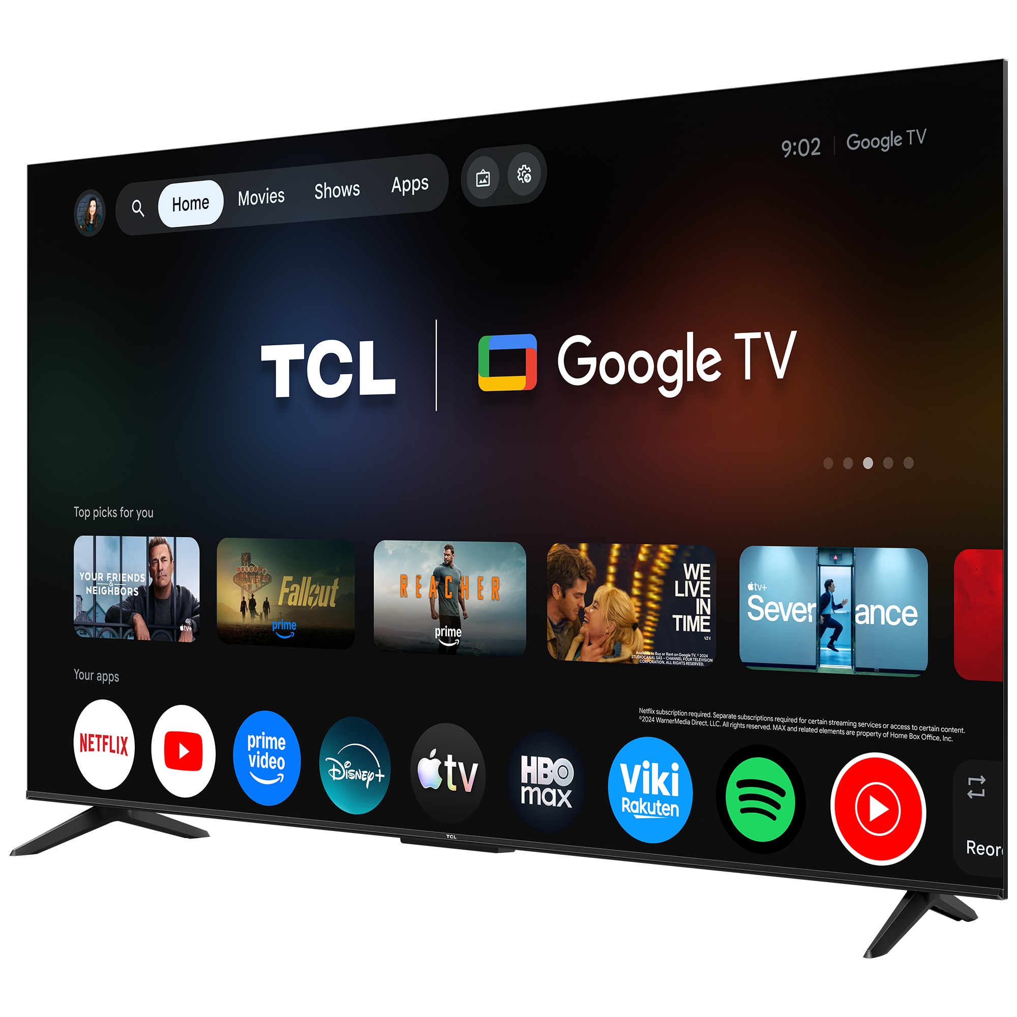 Televizor TCL LED 65P6L, 164 cm, Smart Google TV, 4K Ultra HD, Clasa E (Model 2026)