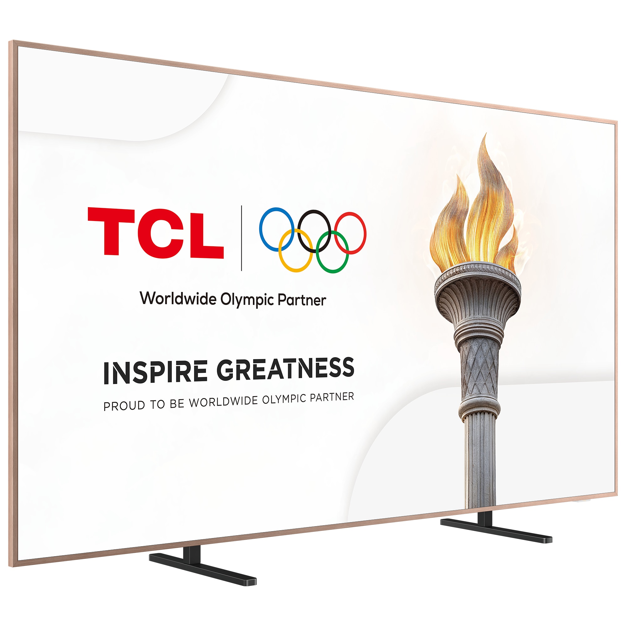 Televizor TCL MiniLed Art 55A400 Pro, 139 cm, Smart Google TV, 4K Ultra HD, 144Hz, Clasa E (Model 2026)