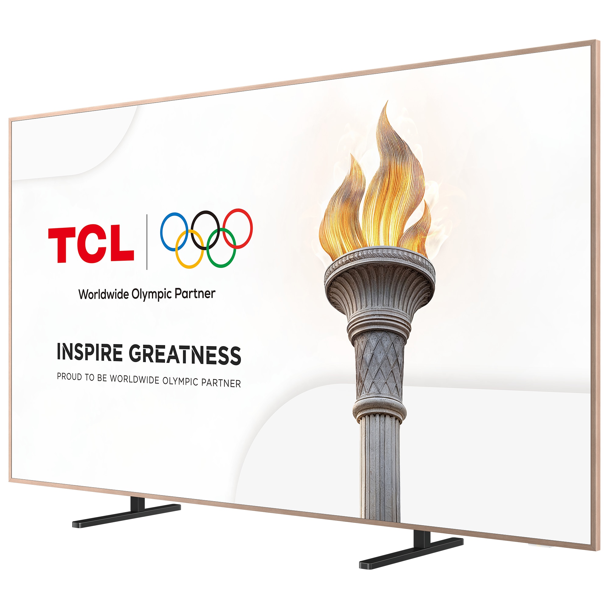 Televizor TCL MiniLed Art 55A400 Pro, 139 cm, Smart Google TV, 4K Ultra HD, 144Hz, Clasa E (Model 2026)