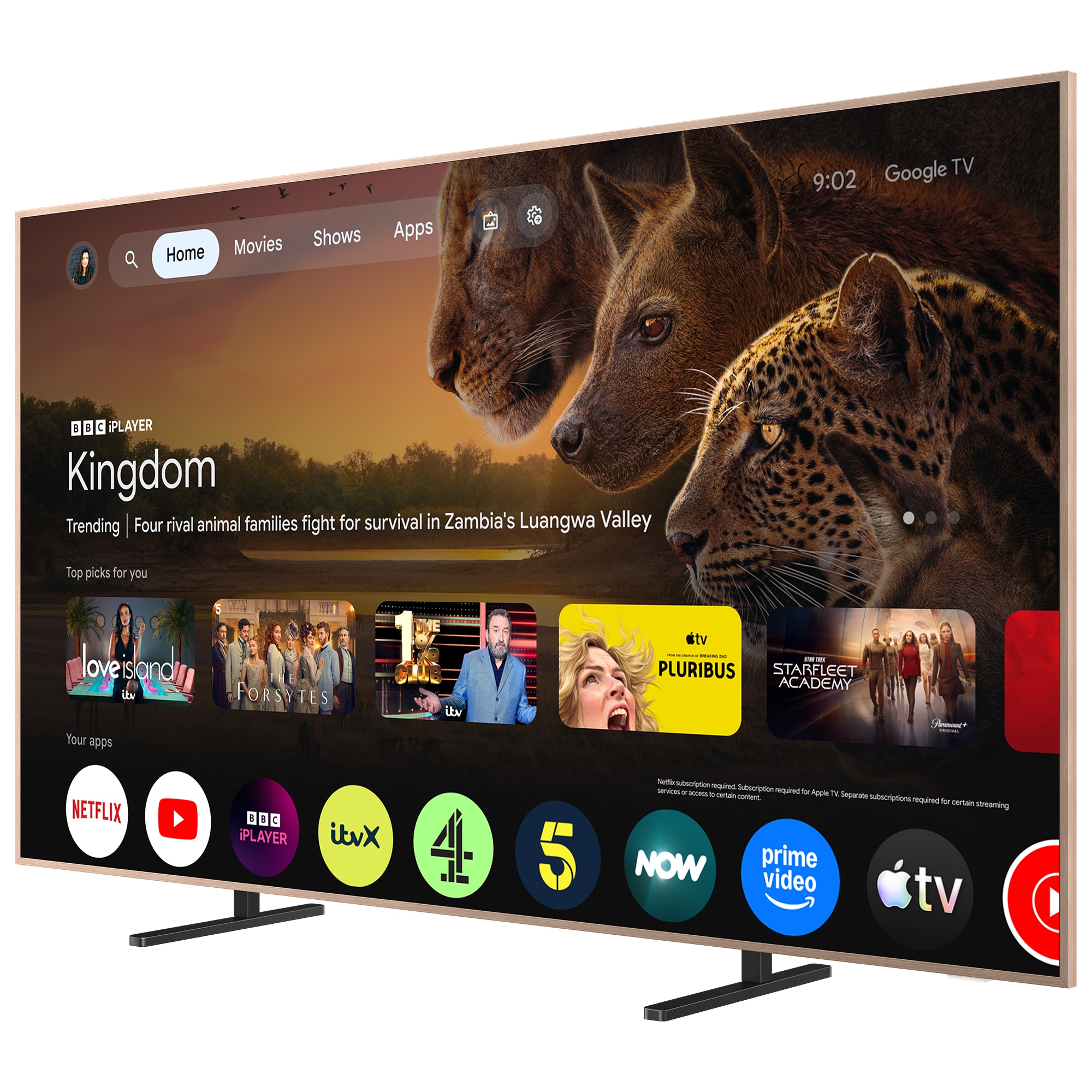 Televizor TCL MiniLed Art 55A400 Pro, 139 cm, Smart Google TV, 4K Ultra HD, 144Hz, Clasa E (Model 2026)