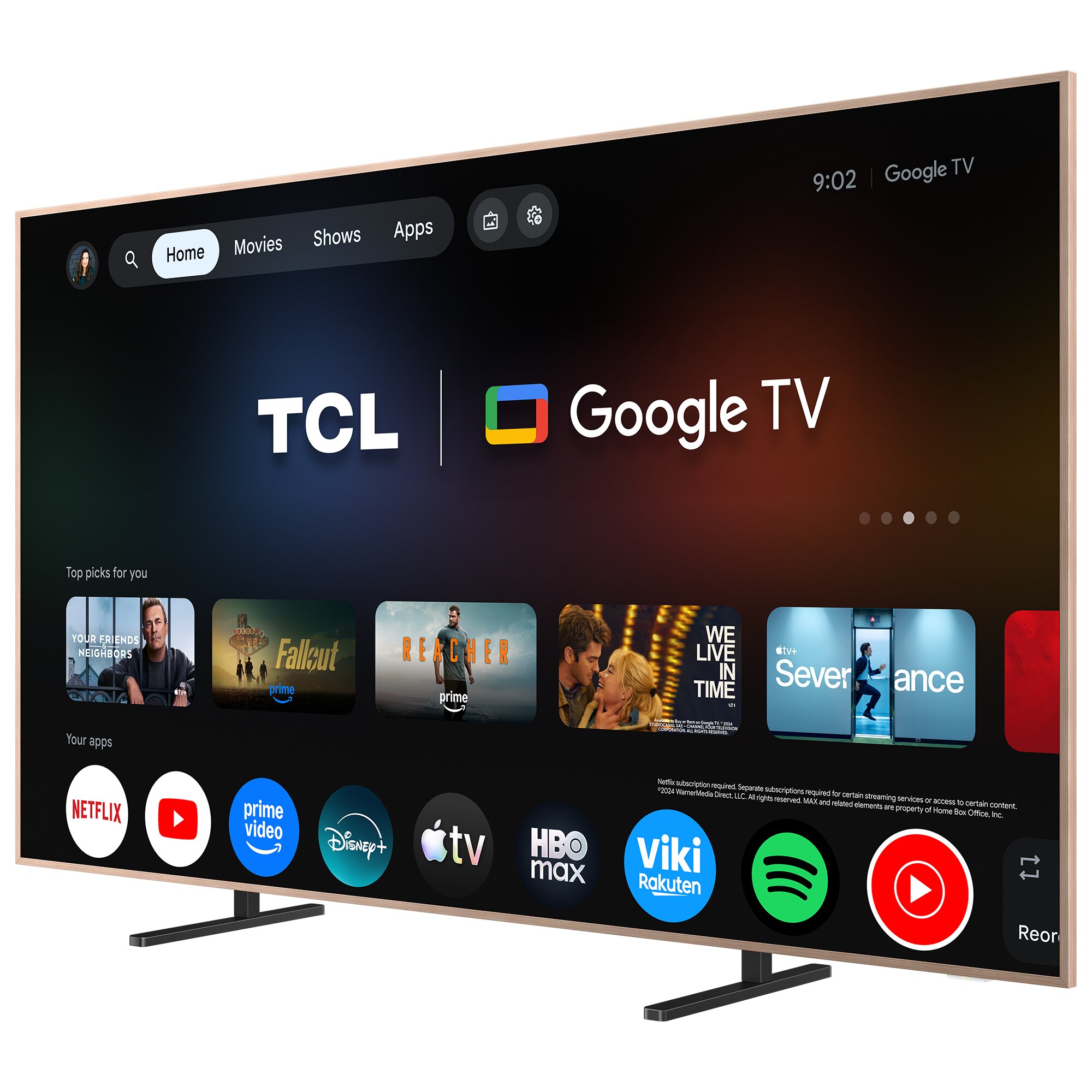 Televizor TCL MiniLed Art 55A400 Pro, 139 cm, Smart Google TV, 4K Ultra HD, 144Hz, Clasa E (Model 2026)