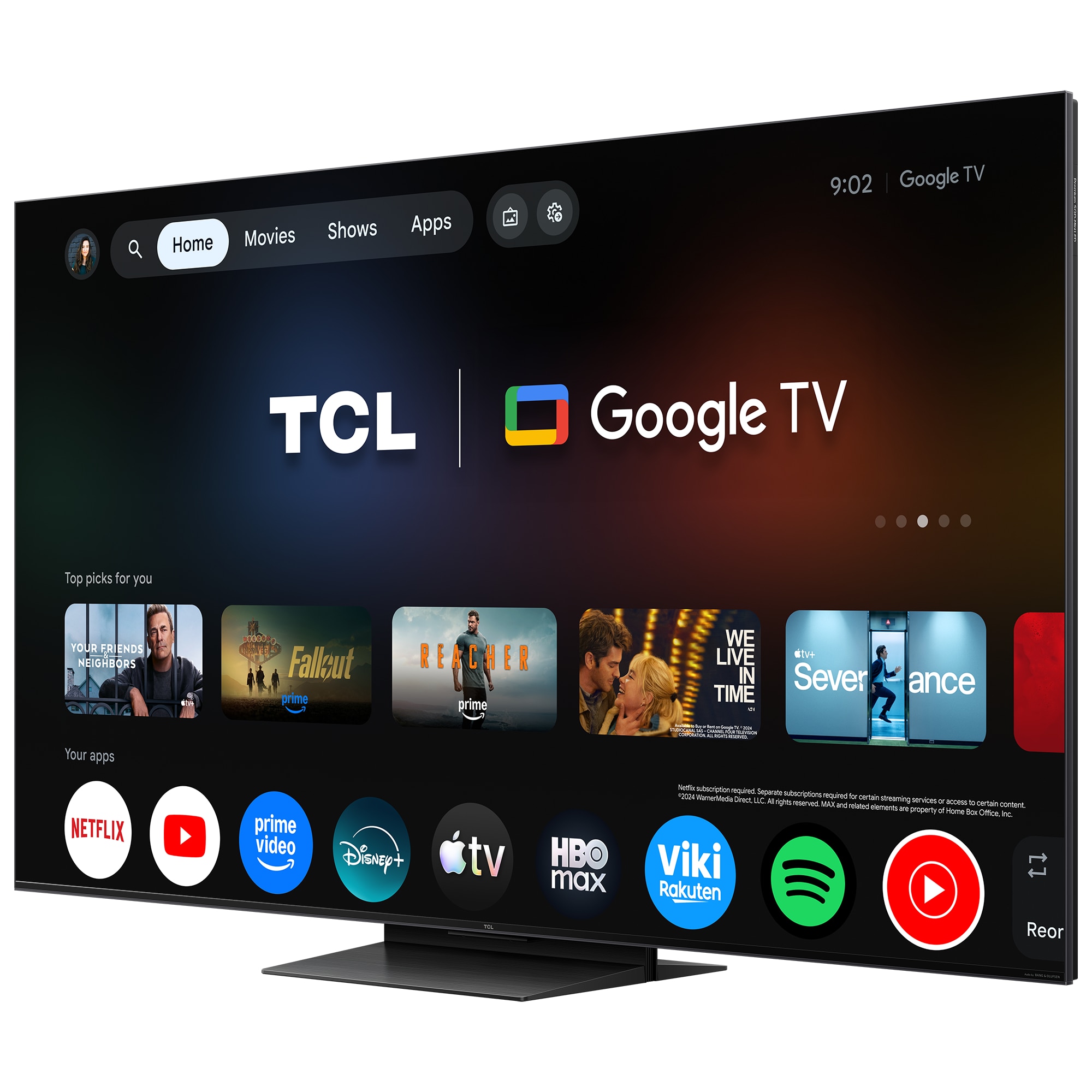 Televizor TCL LED 75P6L, 189 cm, Smart Google TV, 4K Ultra HD, Clasa E (Model 2026)