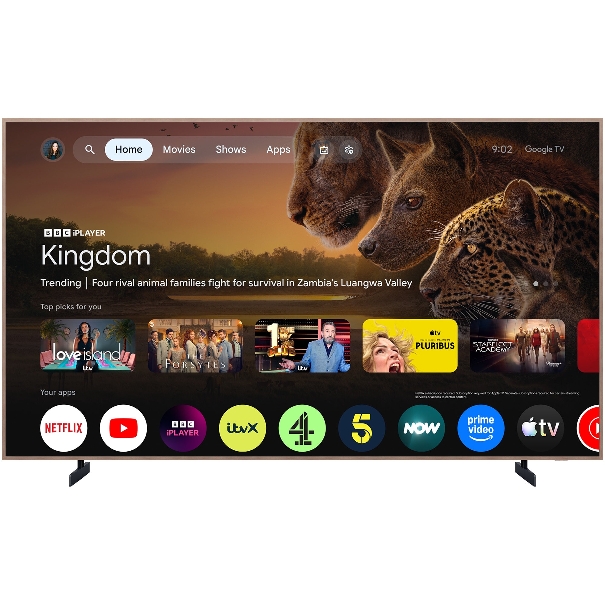 Televizor TCL MiniLed Art 98A400 Pro, 248 cm, Smart Google TV, 4K Ultra HD, 144Hz, Clasa E (Model 2026)
