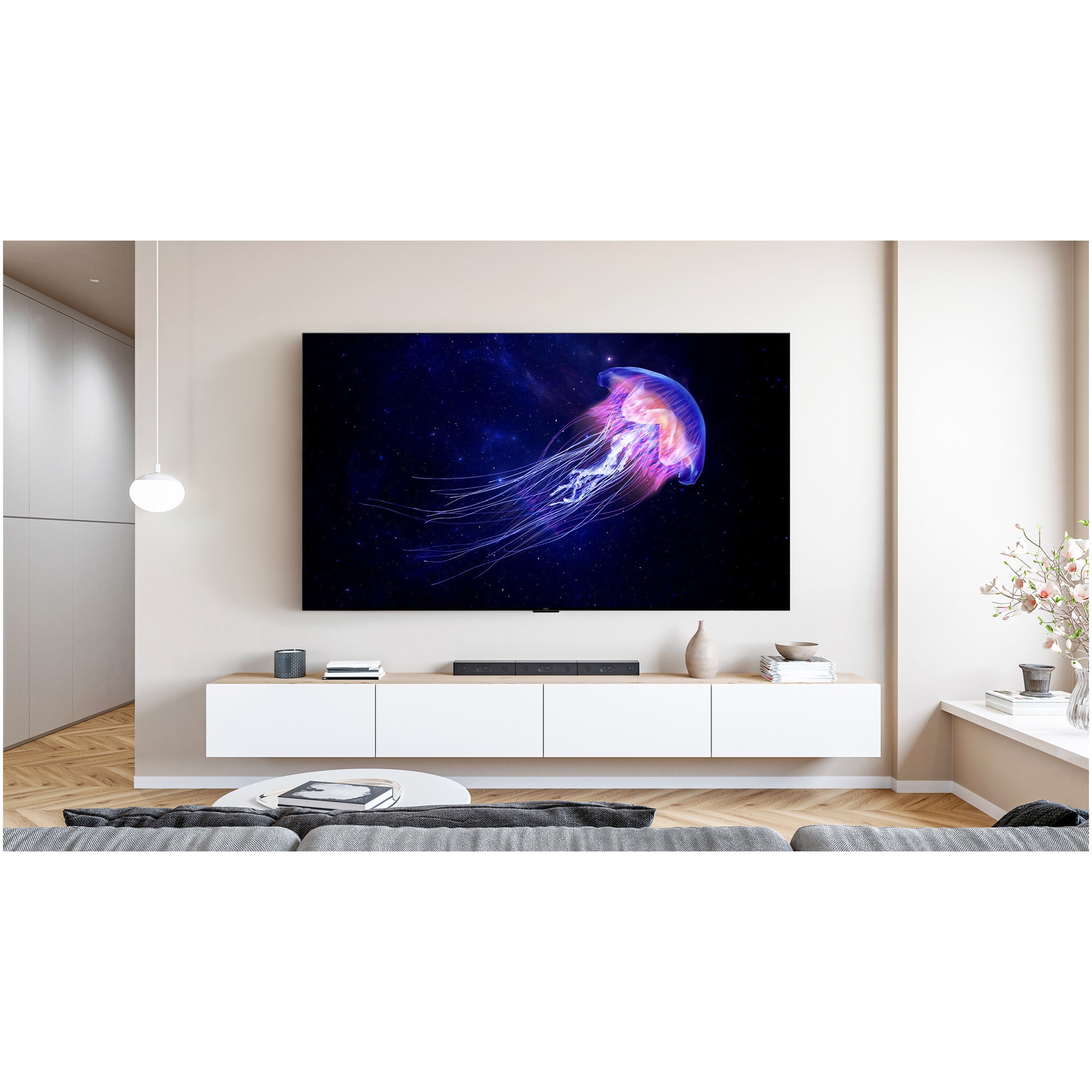 Televizor TCL RGB-MiniLed 98RM7L, 248 cm, Smart Google TV, 4K Ultra HD, 144Hz, Clasa D (Model 2026)