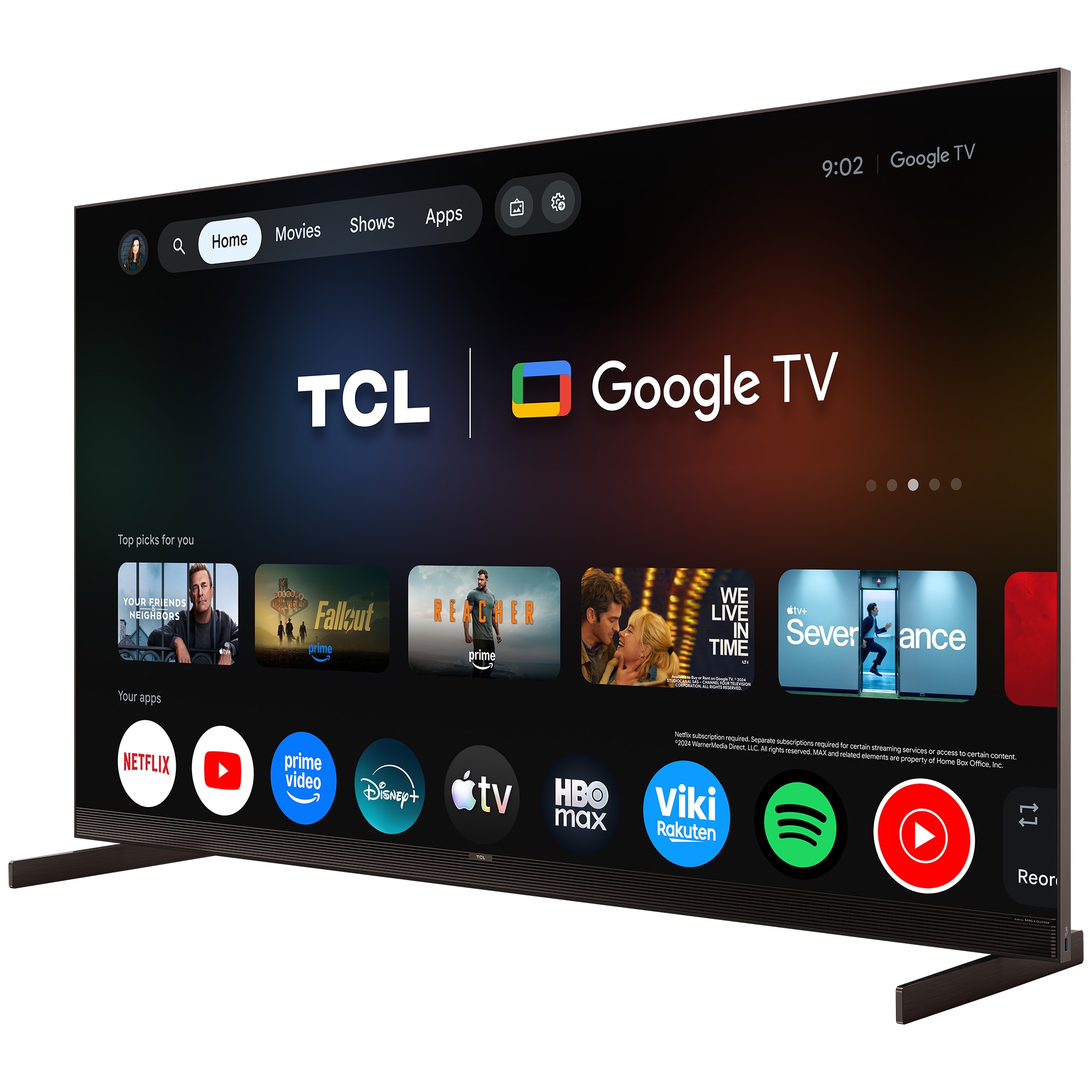 Televizor TCL SQD-MiniLed 75X11L, 189 cm, Smart Google TV, 4K Ultra HD, 144Hz, Clasa G (Model 2026)