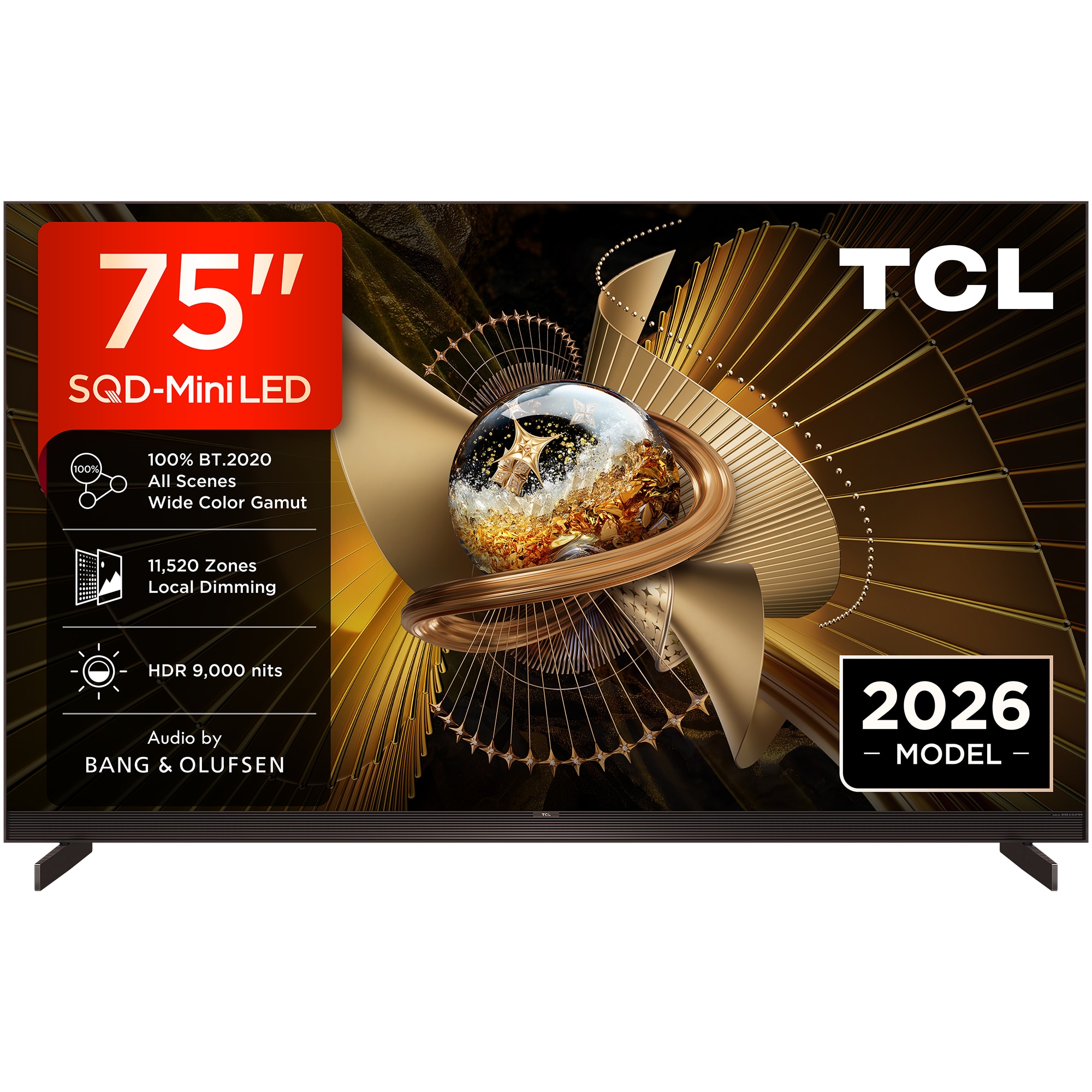 Televizor TCL SQD-MiniLed 75X11L, 189 cm, Smart Google TV, 4K Ultra HD, 144Hz, Clasa G (Model 2026)