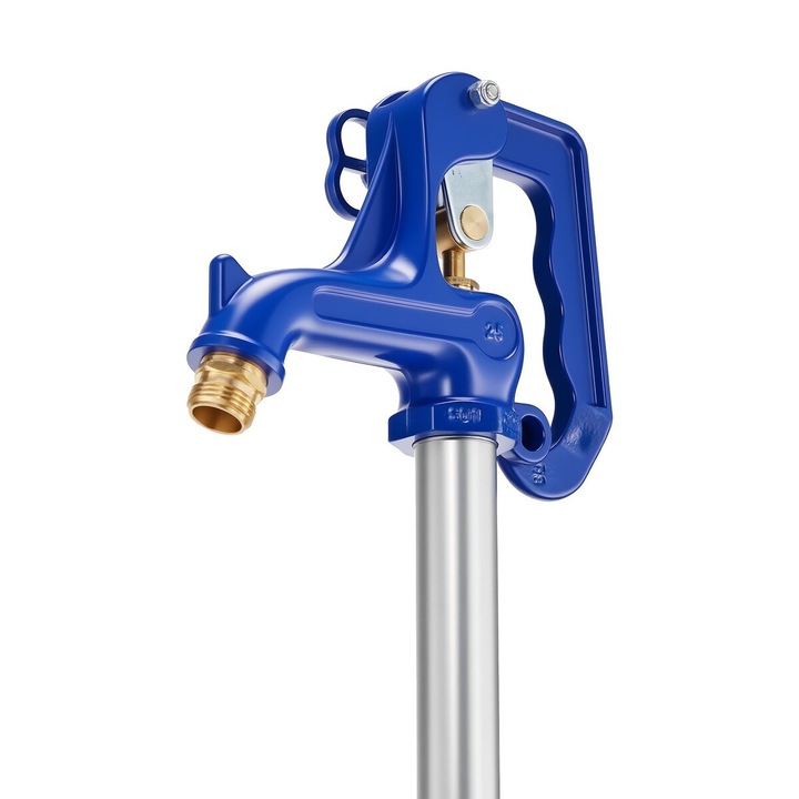 Hidrant de gradina rezistent la inghet VEVOR, 980mm, conexiune teava G 3/4", adancime ingropare 305mm, maneta + roata de mana