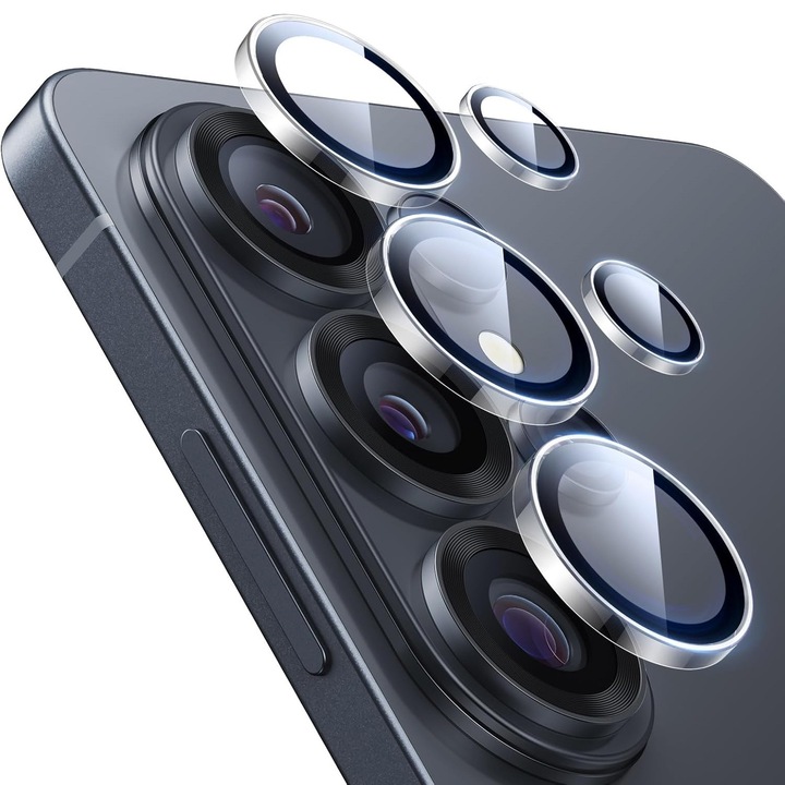 Folie Camera pentru Samsung Galaxy S26 Ultra, Protectie Lentile, HD Clear, Aplicator Automat, Antisoc, Anti Zgarieturi, Protectie Camera, Instalare Usoara, Transparent