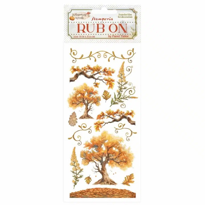 DFLRB188 - Rub-on cm 10, 16x21, 6 - Whispering woods oak