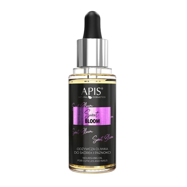 Apis tápláló körömágybőr- és körömolaj, 30 ml, átlátszó, értékes olajokkal készült formula