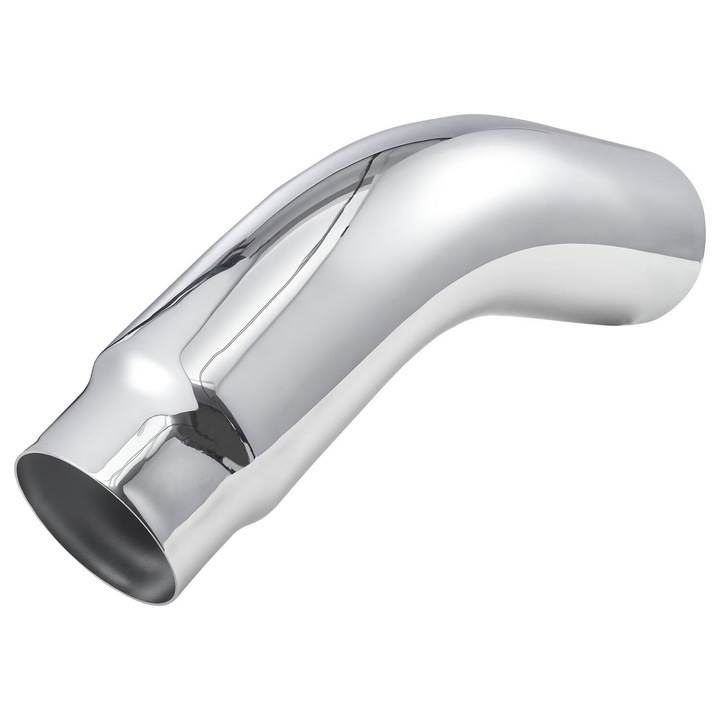 Esapament VEVOR, 127mm intrare, 152.4mm iesire, 584mm lungime, cromat, rezistent la temperaturi ridicate, 6x6x23in