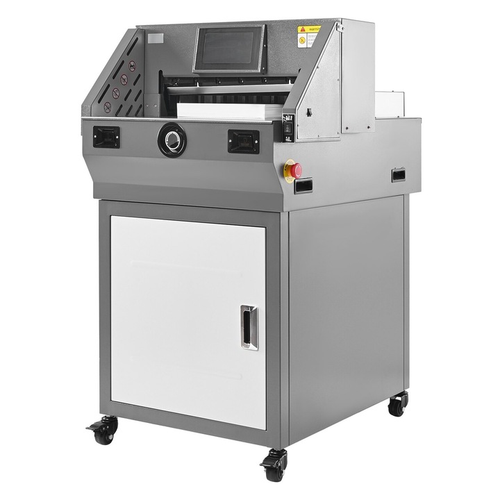 VEVOR elektromos gépvágó, 457 mm vágási szélesség, 58 mm vágási vastagság, infravörös funkció, 680x850x1185 mm méretek