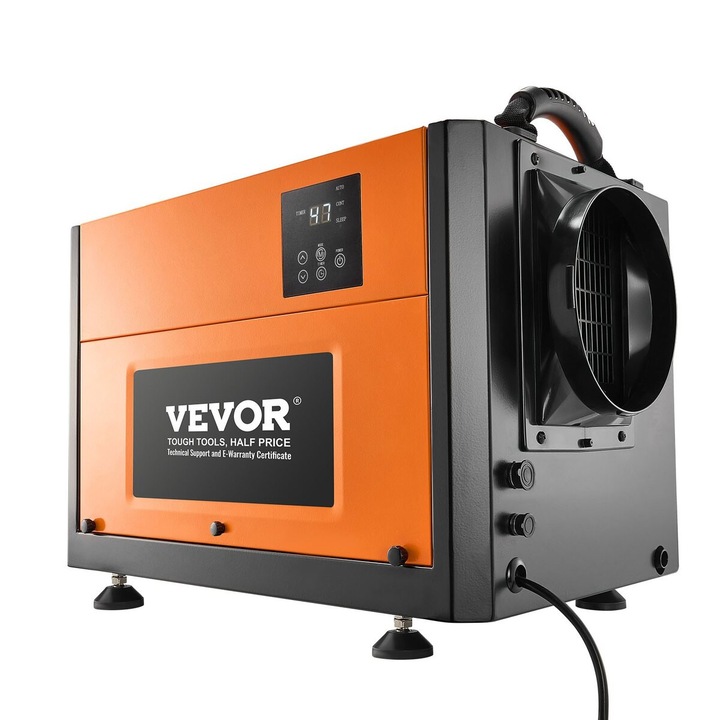 VEVOR 50 pintes kereskedelmi párátlanító, horganyzott acél, 50L, 20.47x13.98x13.78 hüvelyk, hordozható