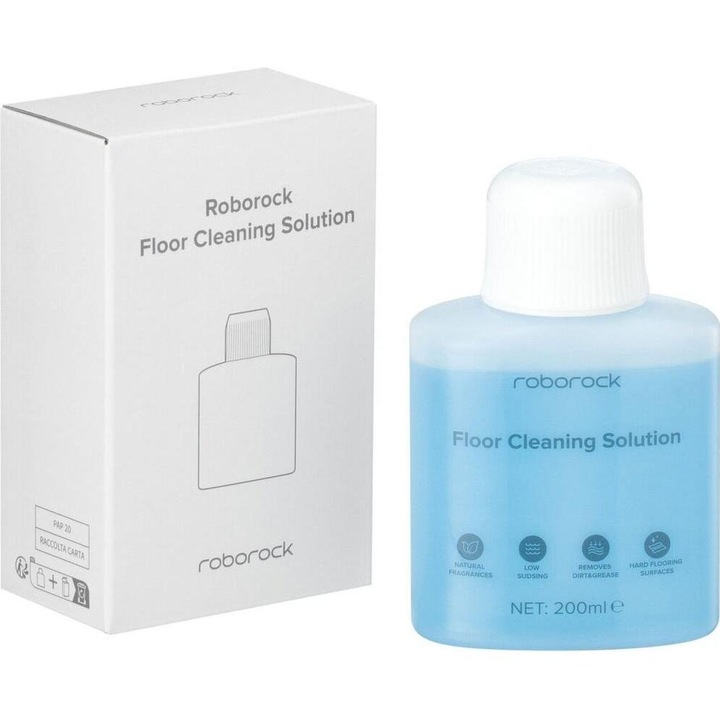 Solutie Roborock de curatare pardoseli 200ML, compatibila cu toate aspiratoarele robot Roborock cu functie de mop