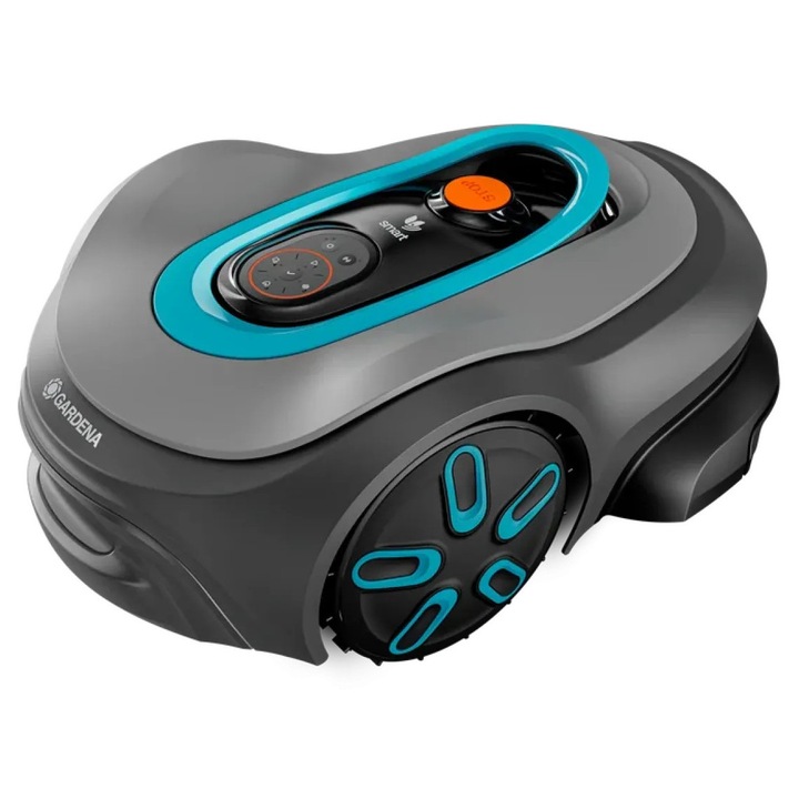 Robot de Tuns Gazonul / Iarba Gardena SILENO Pro Smart (19802-20) 600m² Control Aplicatie Gri/Albastru