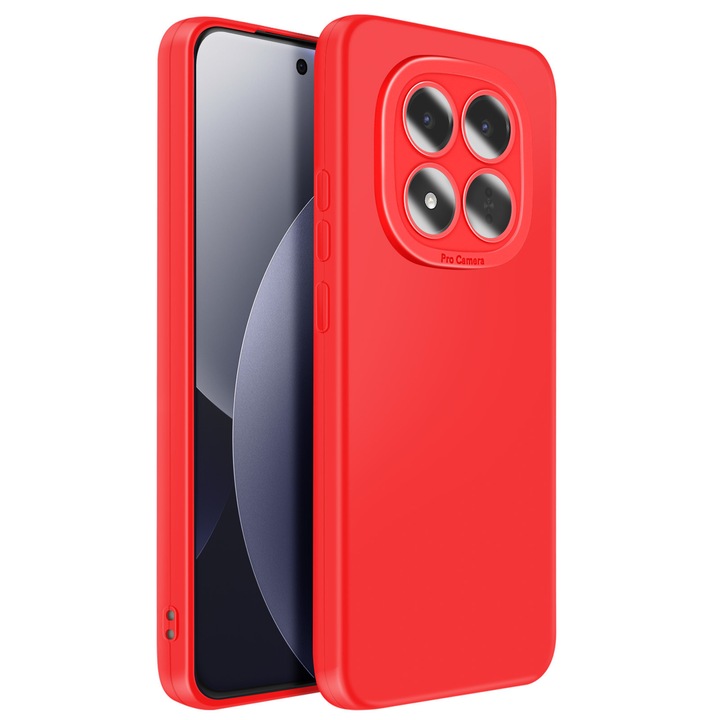 Червен TPU калъф за Xiaomi Redmi Note 15 Pro Plus 5G