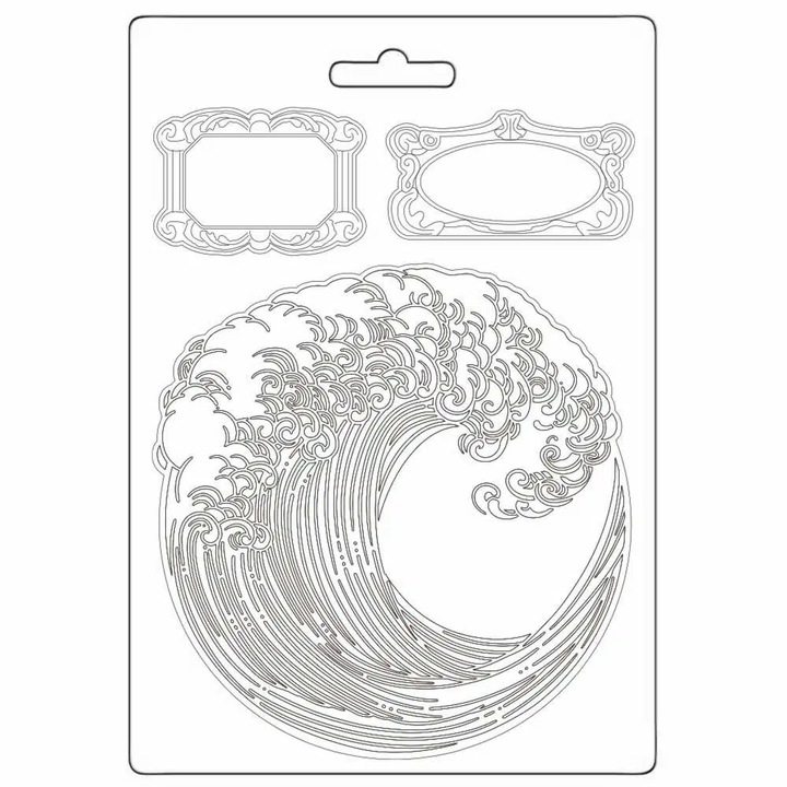 Matriță moale din PVC A5 - Silent Sea wave