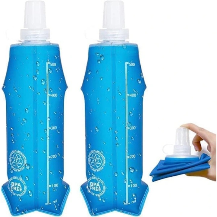 2 db 500 ml-es puha kulacs szett hidratáló övekhez