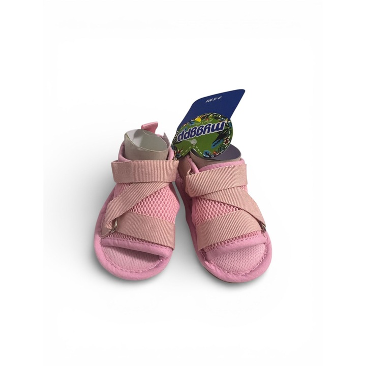 Sandale copii, roz, inchidere velcro, design ergonomic, 15 EU