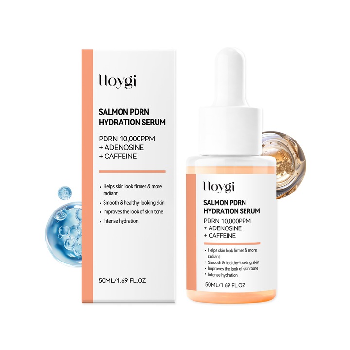 Ser facial HOYGI cu esenta de somon, hidratant, 50ml