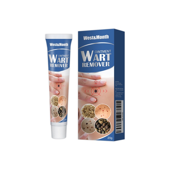 Szemölcseltávolító krém, West&month, 20g