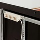 TV állvány kerekekkel, univerzális Pedestal, Moon Rollin' Regular, 40"-60" (101-152 cm) képátlóhoz, maximális terhelhetőség 50 kg, forgatható és csúszásmentes kerekek, könnyen összeszerelhető, szatén rozsdamentes acél, skandináv design, króm